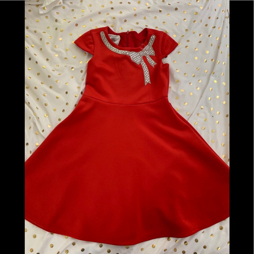 EUC Bonnie Jean red dress size 8
